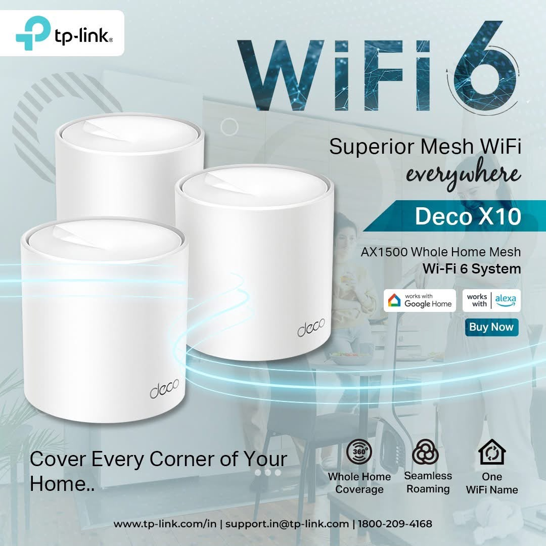 TP-Link Deco X10 WiFi 6 mesh system